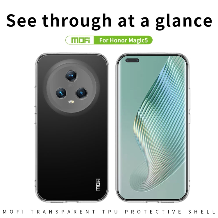For Honor Magic5 MOFI Ming Series Ultra-thin TPU Phone Case(Transparent) - Honor Cases by MOFI | Online Shopping UK | buy2fix