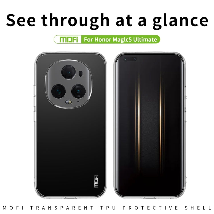 For Honor Magic5 Ultimate MOFI Ming Series Ultra-thin TPU Phone Case(Transparent) - Honor Cases by MOFI | Online Shopping UK | buy2fix