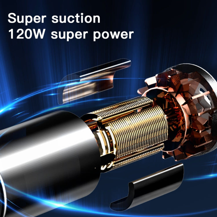 Q18 Car Strong Suction Wireless Handheld Vacuum Cleaner(White) by buy2fix