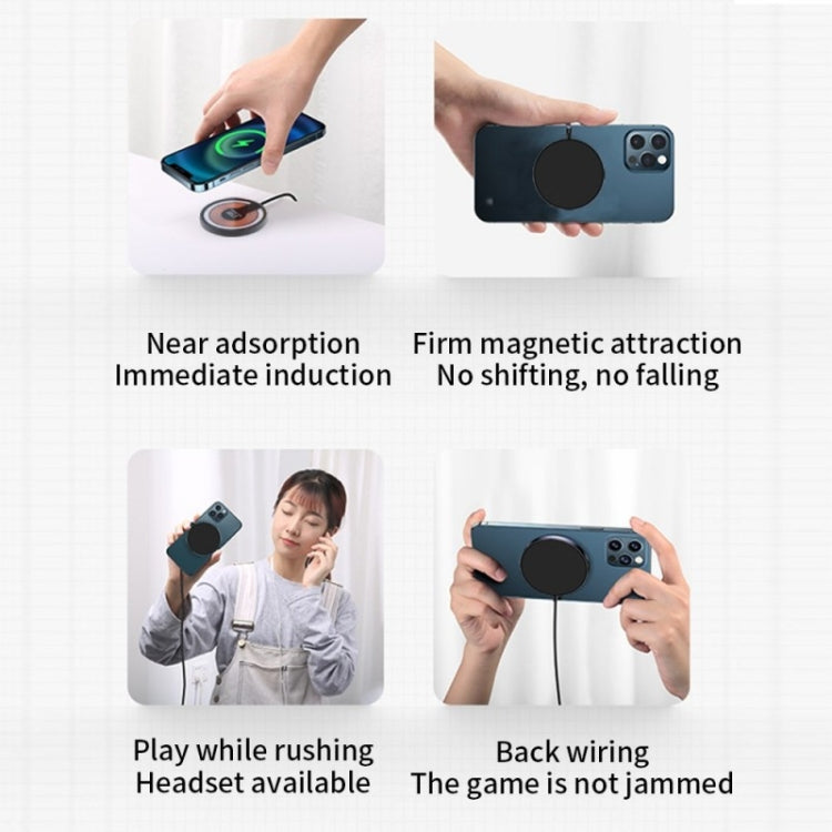 T09 2 in 1 Transparent Car Magnetic Wireless Charger 15W Fast Charging Stand by buy2fix