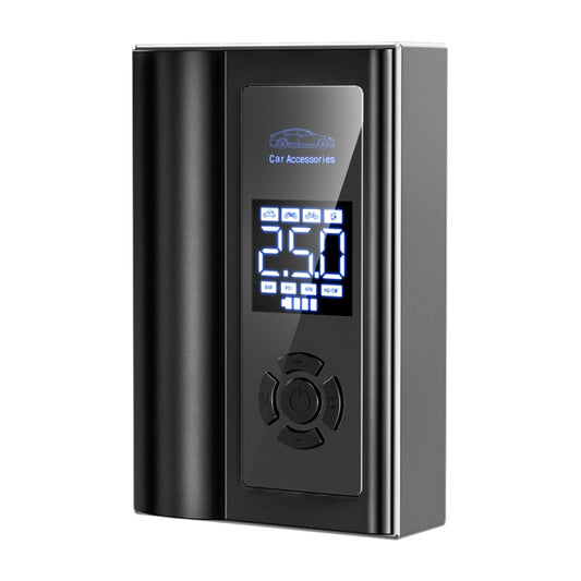 Ai8 Portable Multifunctional LCD Screen Emergency Power Supply 12V Car Start Air Pump(Black) by buy2fix