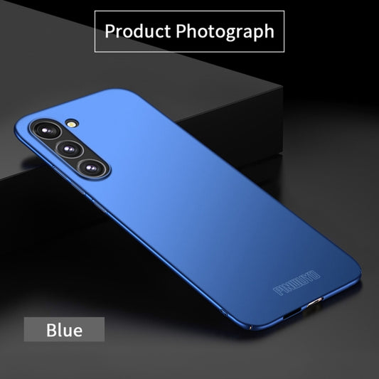 For Samsung Galaxy S23 5G PINWUYO Magnetic Magsafe Frosted PC Ultra-thin Hard Phone Case(Blue) by PINWUYO