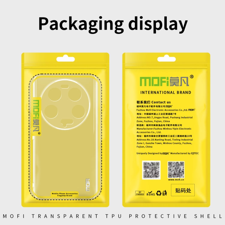 For Honor X50i MOFI Ming Series Transparent Ultra-thin TPU Phone Case by MOFI