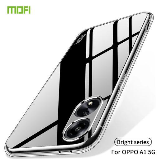 For OPPO A1 5G MOFI Ming Series Ultra-thin TPU Phone Case(Transparent) by MOFI
