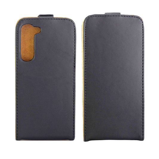 For Samsung Galaxy S23+ 5G Vertical Flip Leather Phone Case with Card Slot(Black) by buy2fix