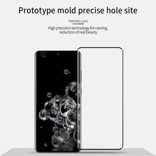 For OnePlus Ace 2 MOFI 9H 3D Explosion-proof Hot Bending Full Screen Tempered Glass Film(Black) by MOFI