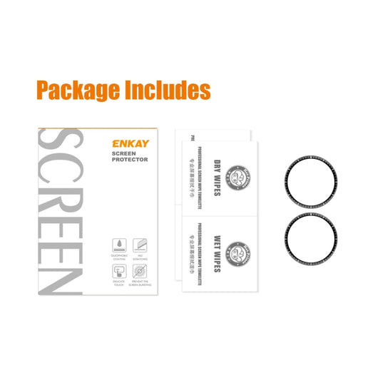2pcs For Huawei Watch 4 Pro ENKAY 3D Full Coverage Soft PC Edge + PMMA HD Screen Protector Film by ENKAY