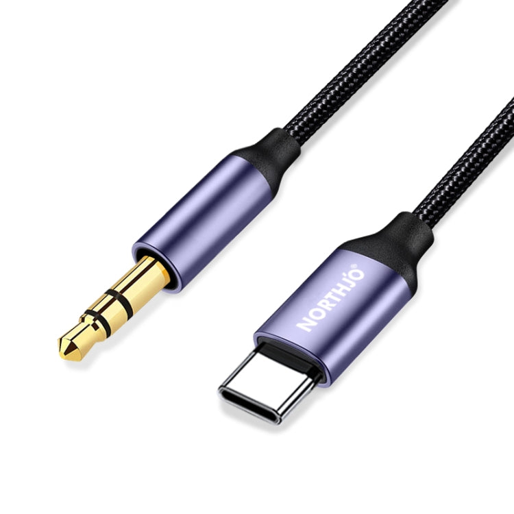 NORTHJO UTM03 Type-C to 3.5mm Audio Aux Jack Headphone Cable, Length:0.5m - Video & Audio Cable by NORTHJO | Online Shopping UK | buy2fix