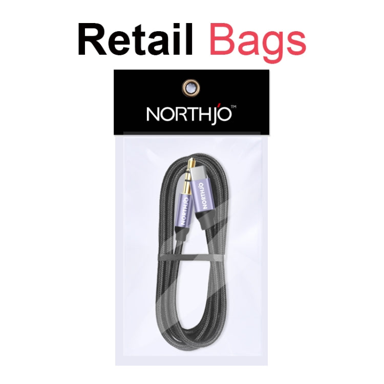 NORTHJO UTM03 Type-C to 3.5mm Audio Aux Jack Headphone Cable, Length:1.5m by NORTHJO