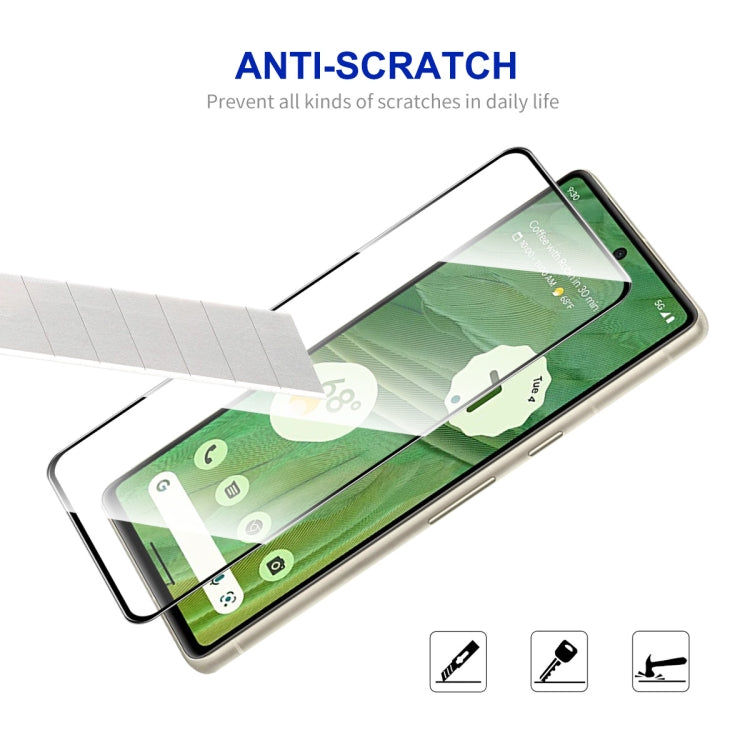 1pc For Google Pixel 7A ENKAY Full Glue High Aluminum-silicon Tempered Glass Film - Google Tempered Glass by ENKAY | Online Shopping UK | buy2fix