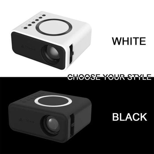 YT300 Home Multimedia Mini Remote Projector Support Mobile Phone(EU Plug Black) by buy2fix