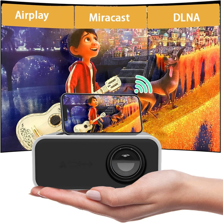 YT300 Home Multimedia Mini Remote Projector Support Mobile Phone(AU Plug Black) - Mini Projector by buy2fix | Online Shopping UK | buy2fix