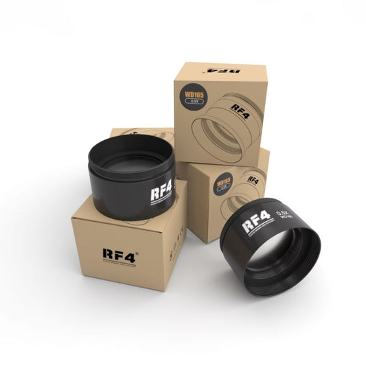 Ten-fold With Scale Microscope Wide-angle Eyepiece, RF4 0.5X microscope multiplier lens:600 by buy2fix