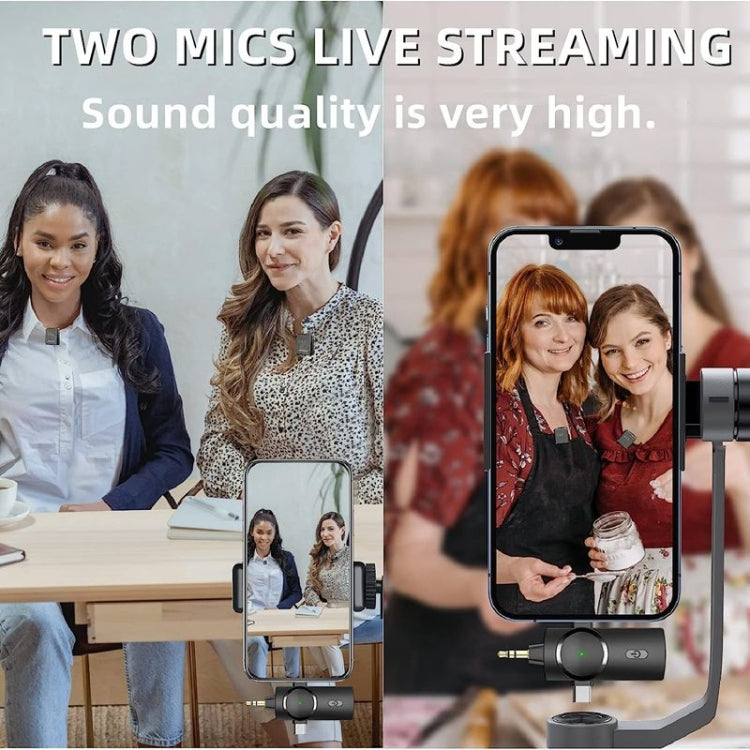 One by One 3 in 1 Mini Wireless Lavalier Microphone for iPhone / iPad / Android / PC Camera by buy2fix