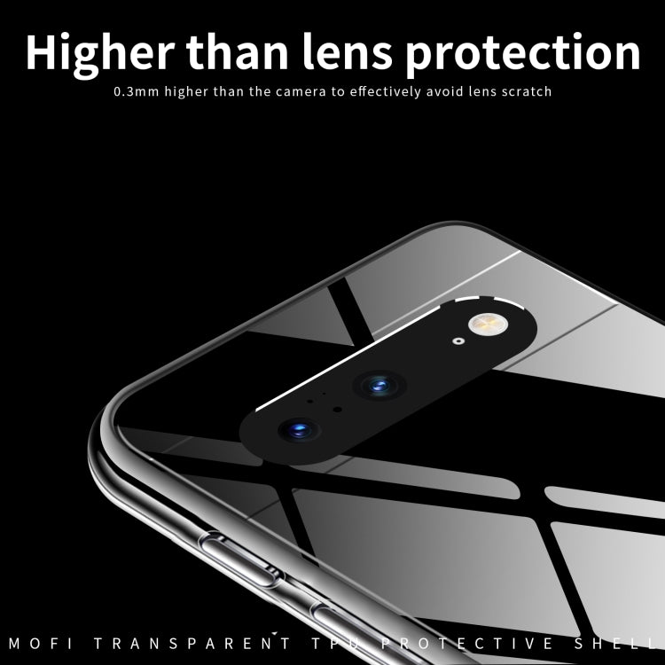 For Google Pixel 8 MOFI Ming Series Ultra-thin TPU Phone Case(Transparent) - Google Cases by MOFI | Online Shopping UK | buy2fix
