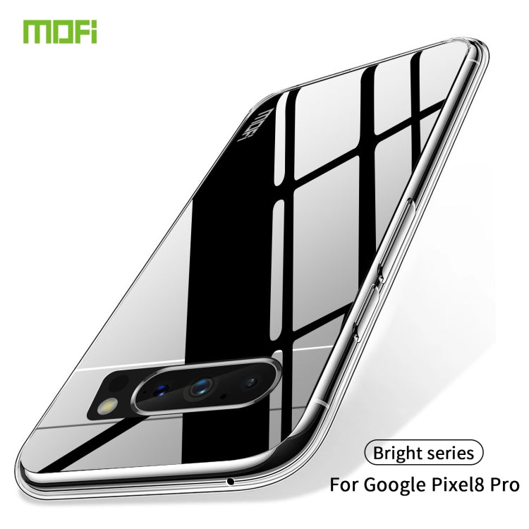 For Google Pixel 8 Pro MOFI Ming Series Ultra-thin TPU Phone Case(Transparent) - Google Cases by MOFI | Online Shopping UK | buy2fix