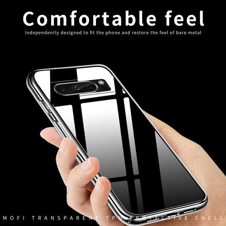 For Google Pixel 8 Pro MOFI Ming Series Ultra-thin TPU Phone Case(Transparent) - Google Cases by MOFI | Online Shopping UK | buy2fix