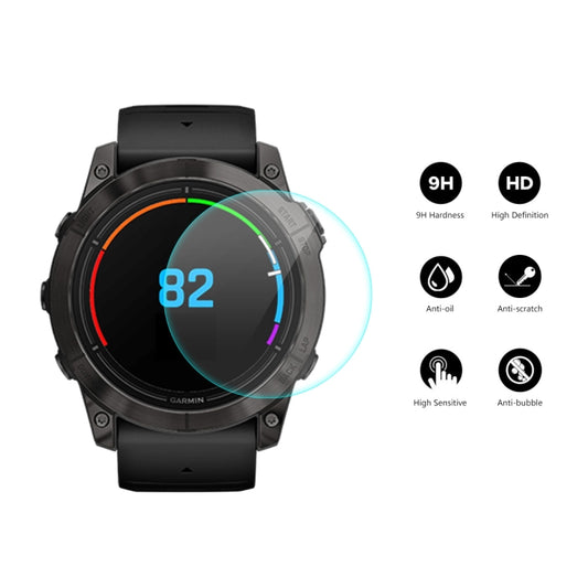 For Garmin Epix Pro Gen 2 51mm 2pcs ENKAY 0.2mm 9H Tempered Glass Screen Protector Watch Film by ENKAY