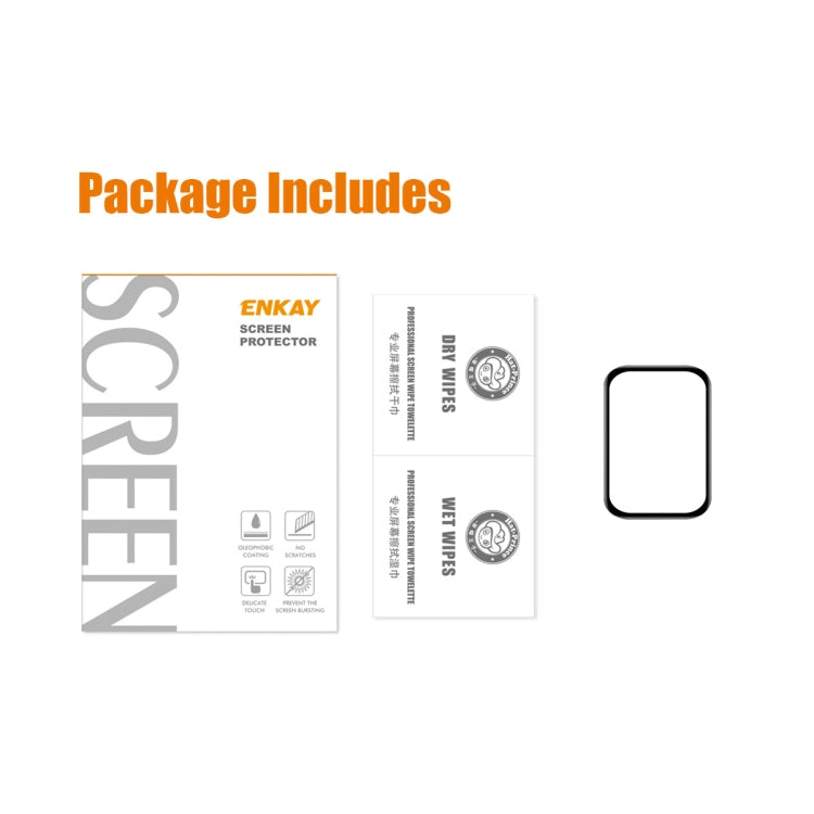 For Xiaomi Mi Band 8 Pro 1pcs ENKAY ENKAY 3D Full Coverage Soft PC Edge PMMA HD Screen Film by ENKAY