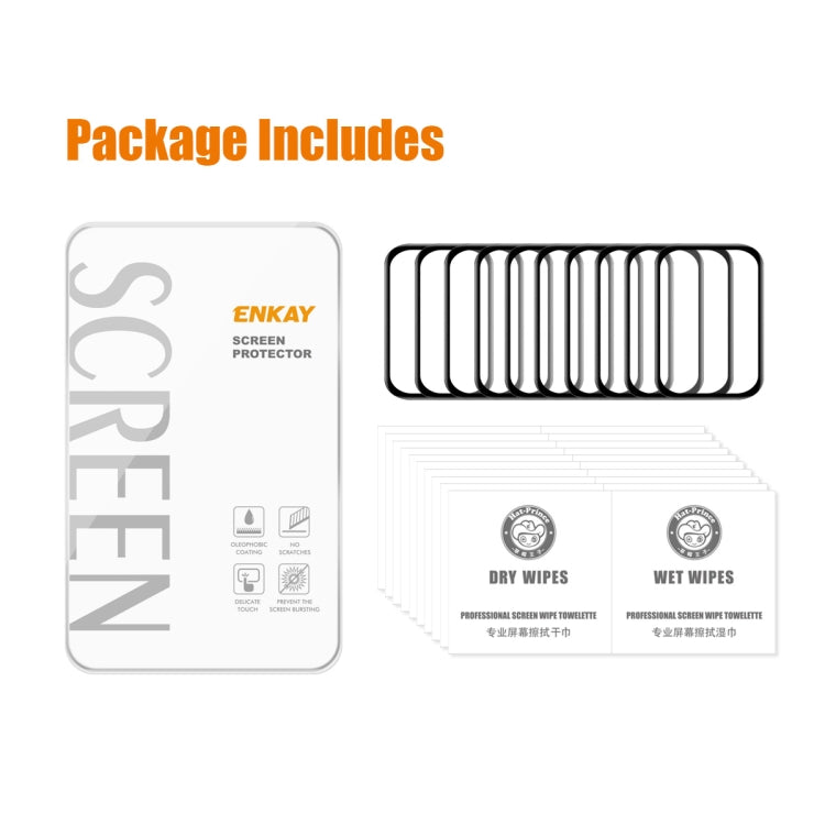 For Xiaomi Mi Band 8 Pro 10pcs ENKAY ENKAY 3D Full Coverage Soft PC Edge PMMA HD Screen Film by ENKAY