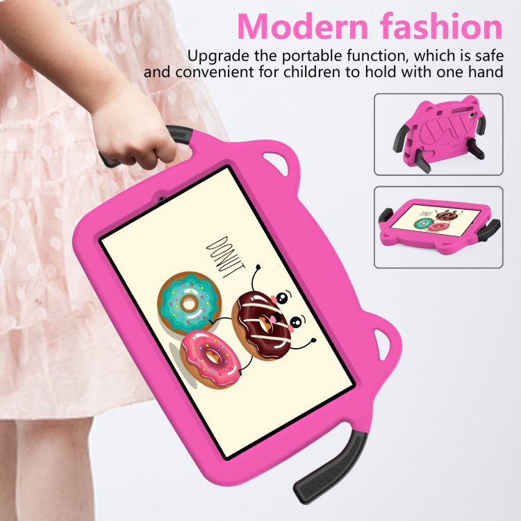 For Lenovo Tab M8 TB-300FU/TB-300XU 4rd Gen Ice Baby EVA Shockproof Hard PC Tablet Case(Rose Red+Black) - Lenovo by buy2fix | Online Shopping UK | buy2fix