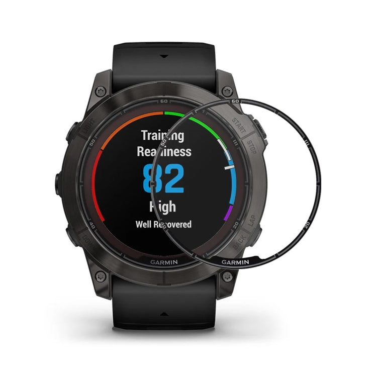 For Garmin Fenix 7X Pro ENKAY 3D Full Coverage Soft PC Edge PMMA HD Screen Protector Film - Screen Protector by ENKAY | Online Shopping UK | buy2fix