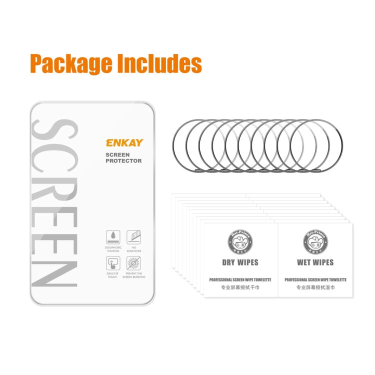 For Garmin Epix Pro Gen 2 47mm 10pcs ENKAY 3D Full Coverage Soft PC Edge PMMA HD Screen Protector Film by ENKAY