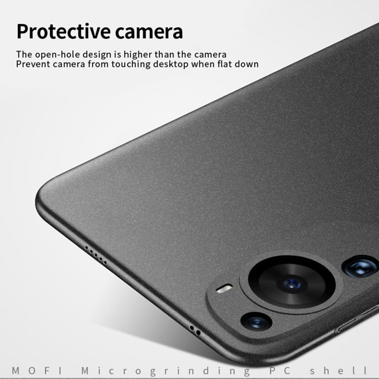 For Huawei P60 Art MOFI Fandun Series Frosted PC Ultra-thin All-inclusive Phone Case(Blue) - Huawei Cases by MOFI | Online Shopping UK | buy2fix