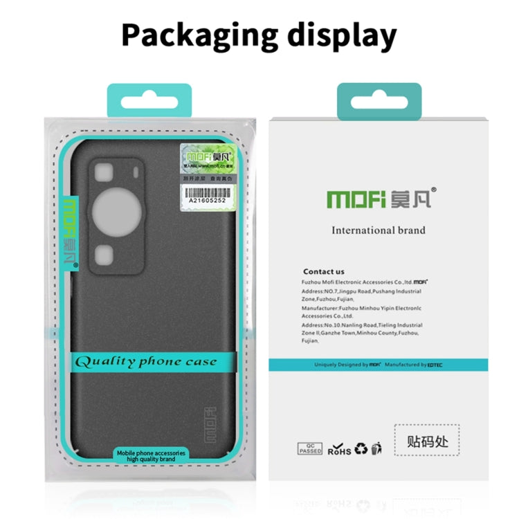 For Huawei P60 / P60 Pro MOFI Fandun Series Frosted PC Ultra-thin All-inclusive Phone Case(Gray) by MOFI