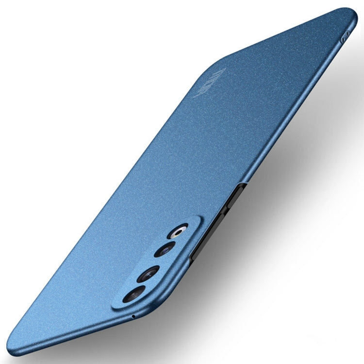 For Honor 90 MOFI Fandun Series Frosted PC Ultra-thin All-inclusive Phone Case(Blue) - Honor Cases by MOFI | Online Shopping UK | buy2fix