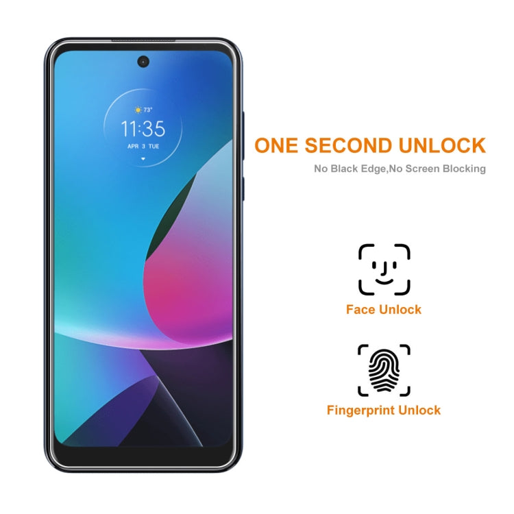 For Motorola Moto G Play 2023 5pcs ENKAY 0.26mm 9H 2.5D High Aluminum-silicon Tempered Glass Film - Motorola Tempered Glass by ENKAY | Online Shopping UK | buy2fix
