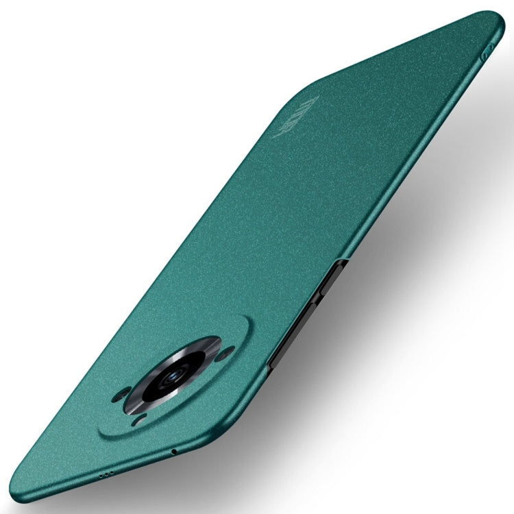 For Realme 11 Pro MOFI Fandun Series Frosted PC Ultra-thin All-inclusive Phone Case(Green) - Realme Cases by MOFI | Online Shopping UK | buy2fix