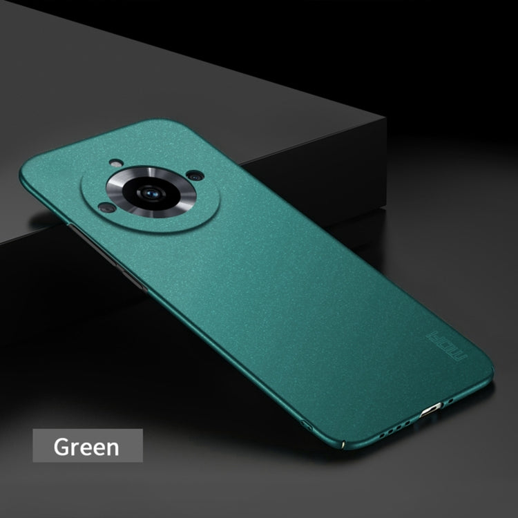 For Realme 11 Pro MOFI Fandun Series Frosted PC Ultra-thin All-inclusive Phone Case(Green) - Realme Cases by MOFI | Online Shopping UK | buy2fix