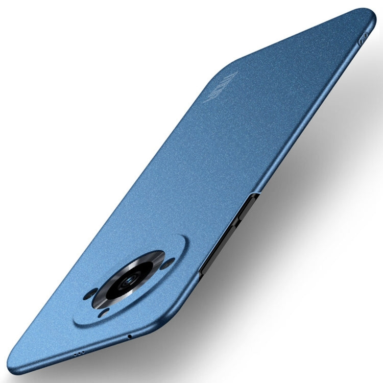 For Realme 11 Pro+ MOFI Fandun Series Frosted PC Ultra-thin All-inclusive Phone Case(Blue) - Realme Cases by MOFI | Online Shopping UK | buy2fix