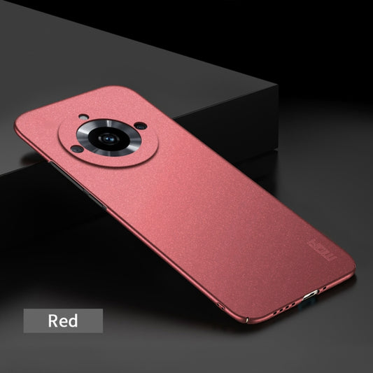 For Realme 11 Pro+ MOFI Fandun Series Frosted PC Ultra-thin All-inclusive Phone Case(Red) by MOFI