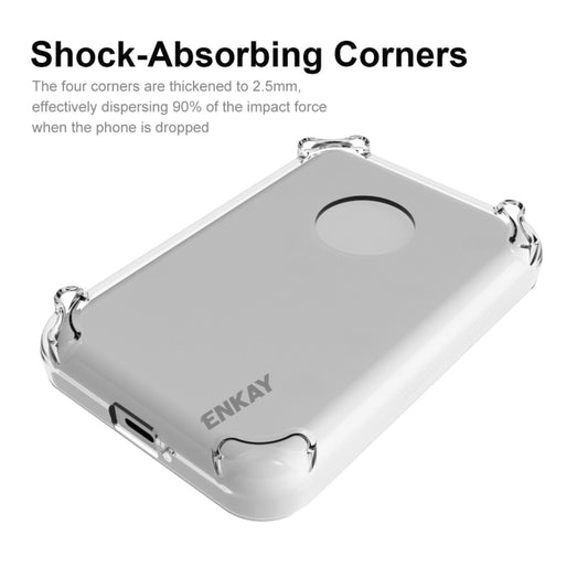 For MagSafe Battery Pack ENKAY Hat-Prince Transparent TPU Shockproof Phone Case - More iPhone Cases by ENKAY | Online Shopping UK | buy2fix