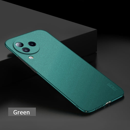 For Xiaomi Civi 3 MOFI Fandun Series Frosted PC Ultra-thin All-inclusive Phone Case(Green) by MOFI