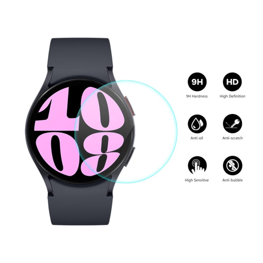 For Samsung Galaxy Watch6 / Watch7 40mm 2pcs ENKAY 0.2mm 9H Tempered Glass Screen Protector Watch Film by ENKAY