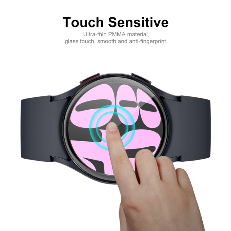 For Samsung Galaxy Watch6 / Watch7 40mm 5pcs ENKAY 3D Full Coverage Soft PC Edge PMMA HD Screen Film - Screen Protector by ENKAY | Online Shopping UK | buy2fix