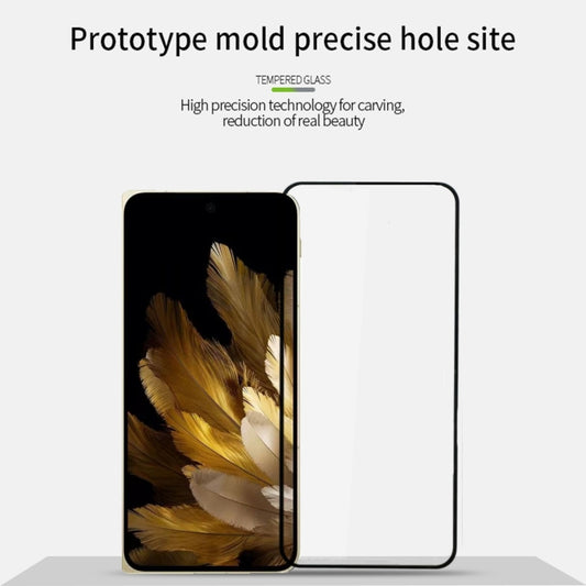 For OPPO Find N3 PINWUYO 9H 2.5D Full Screen Tempered Glass Film(Black) by PINWUYO