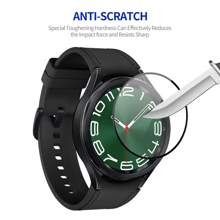 For Samsung Galaxy Watch Ultra 47mm / Ultra 2025 ENKAY Silk Print Full Glue Coverage High Aluminum-silicon Screen Protector Watch Film - Screen Protector by ENKAY | Online Shopping UK | buy2fix