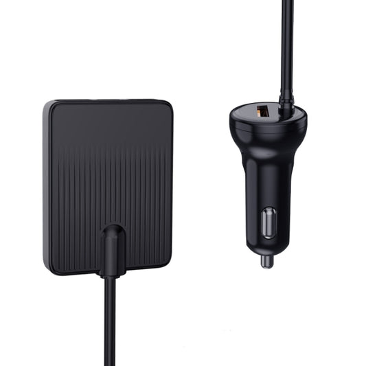 TR-43 For Back Seat PD 18W Fast Charging Car Charger 2m Extention Charger Adapter by buy2fix