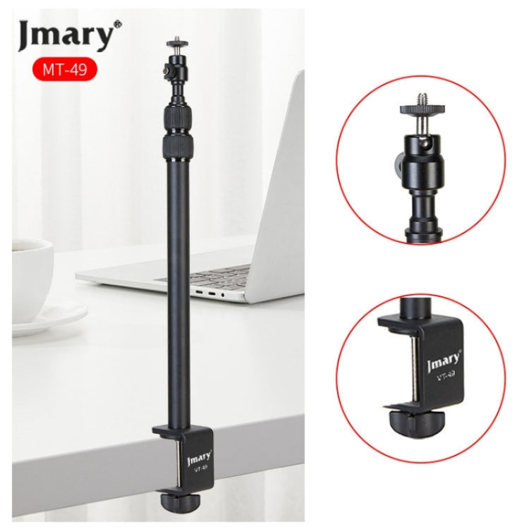 JMARY MT-49 For LED Video Light Clip Stand Adjustable Clamp Desk Mount Light Stand by Jmary