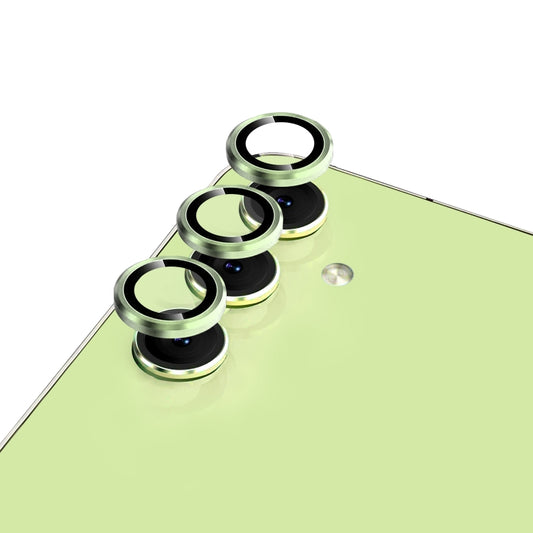 For Samsung Galaxy A54 5G NORTHJO Camera Lens Protector Tempered Glass CD Vein Metal Ring Film(Green) by NORTHJO