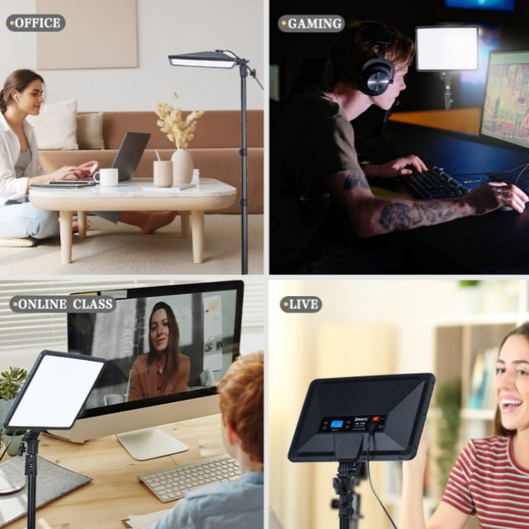 Jmary FM-17RS Video Conferencing Panel Studio Soft Light Photography LED Video Light - by Jmary | Online Shopping UK | buy2fix