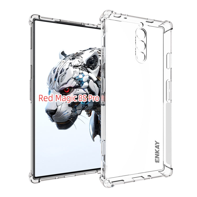 For ZTE Nubia Red Magic 8s Pro ENKAY Hat-Prince Transparent TPU Shockproof Phone Case - ZTE Cases by ENKAY | Online Shopping UK | buy2fix