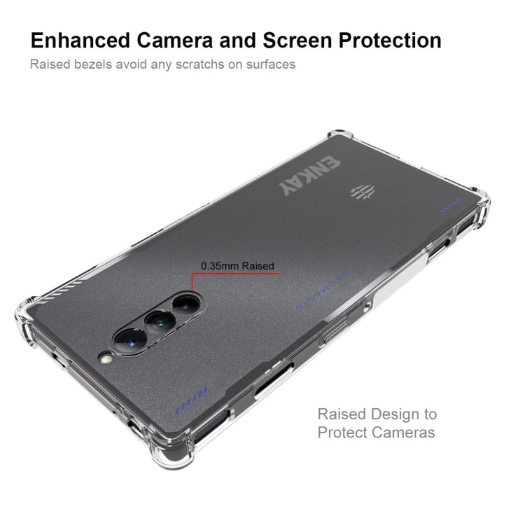 For ZTE Nubia Red Magic 8s Pro ENKAY Hat-Prince Transparent TPU Shockproof Phone Case - ZTE Cases by ENKAY | Online Shopping UK | buy2fix