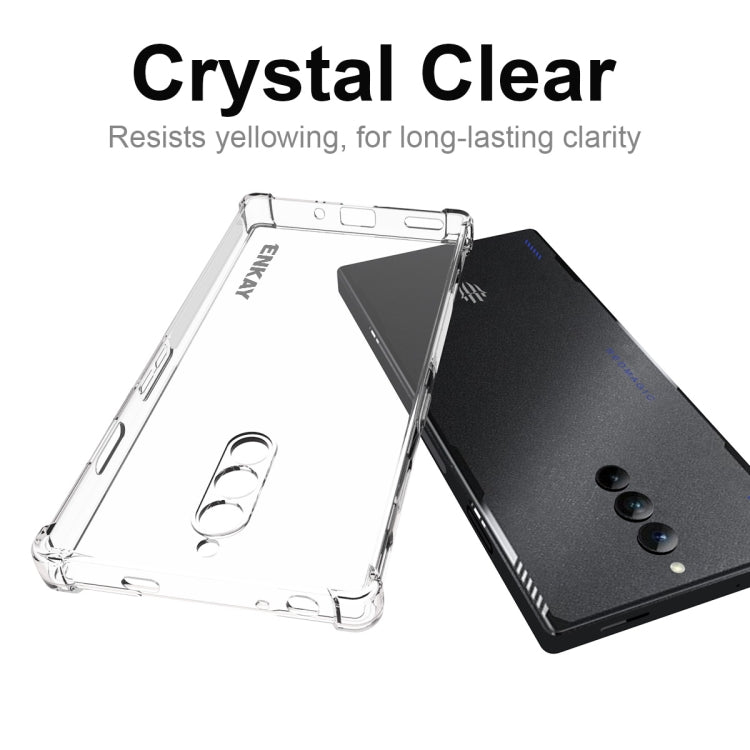 For ZTE Nubia Red Magic 8s Pro ENKAY Hat-Prince Transparent TPU Shockproof Phone Case - ZTE Cases by ENKAY | Online Shopping UK | buy2fix