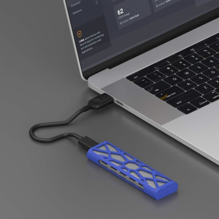 Wavlink ST338C M.2 NVMe SSD PCIE UASP M Key NGFF SATA USB-C SDD Hard Disk Box Adapter by WAVLINK