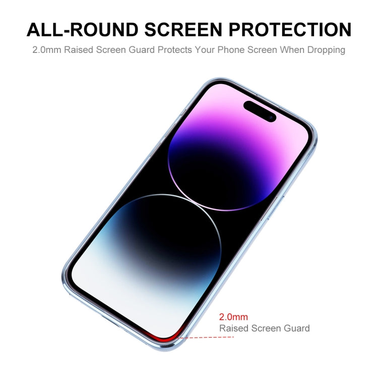 For iPhone 15 Pro ENKAY Hat-Prince Magsafe Electroplated TPU Clear Shockproof Phone Case(Purple) - iPhone 15 Pro Cases by ENKAY | Online Shopping UK | buy2fix